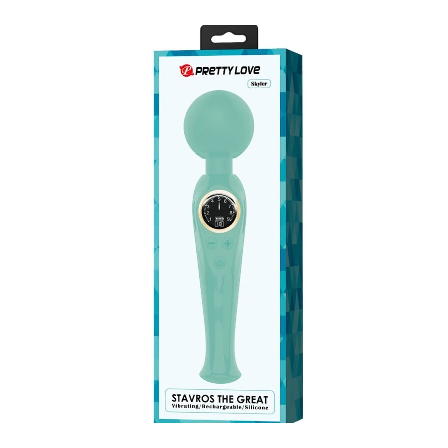 PRETTY LOVE - VIBRATORE A BACCHETTA VERDE SKYLER